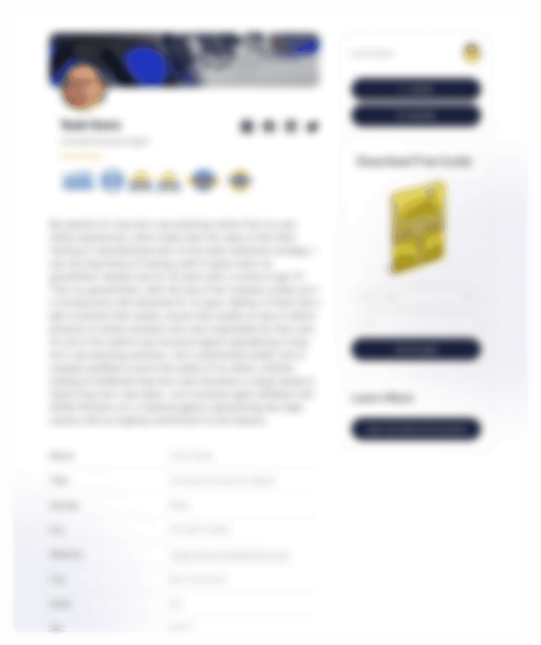 Agent Review profile preview